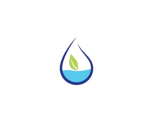 Water drop logo icon