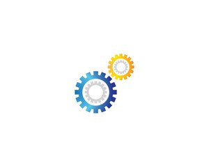 Gear machinery logo icon