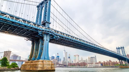 Selbstklebende Fototapeten Manhattan-Brücke © James