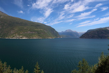 Hardanger fjord in Norway