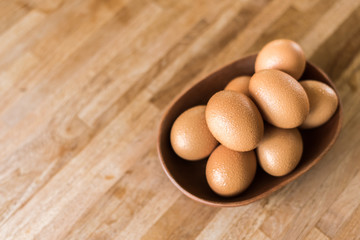 eggs on the table
