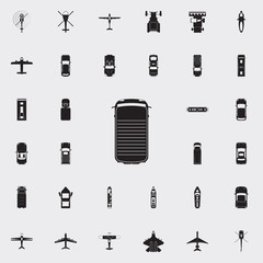mini van icon. Transport view from above icons universal set for web and mobile