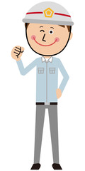 ポップな救命士さん　ガッツポーズ