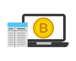 laptop computer bitcoin contract fintech