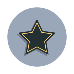 Fototapeta premium five-pointed star icon in badge style. One of web collection icon can be used for UI, UX