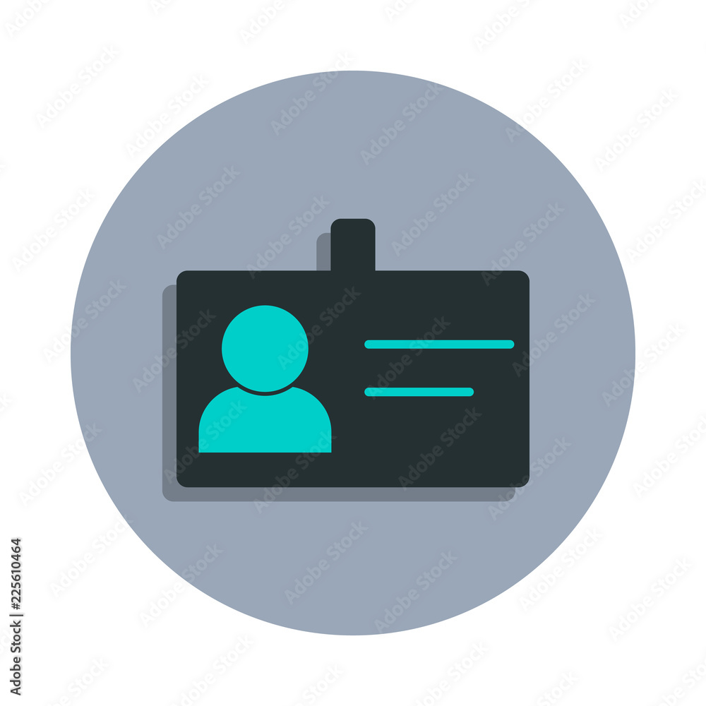 Poster badge icon in badge style. one of web collection icon can be used for ui, ux