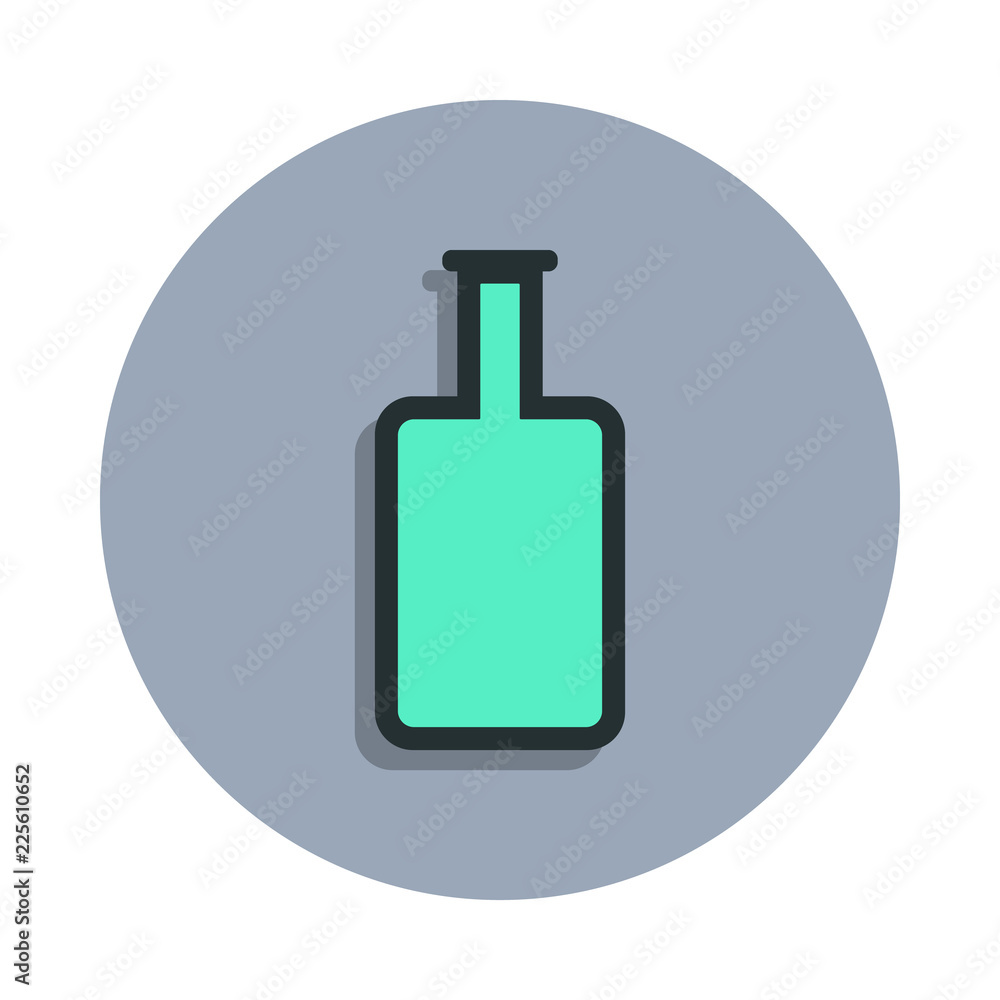 Aufkleber bottle icon in badge style. one of web collection icon can be used for ui, ux