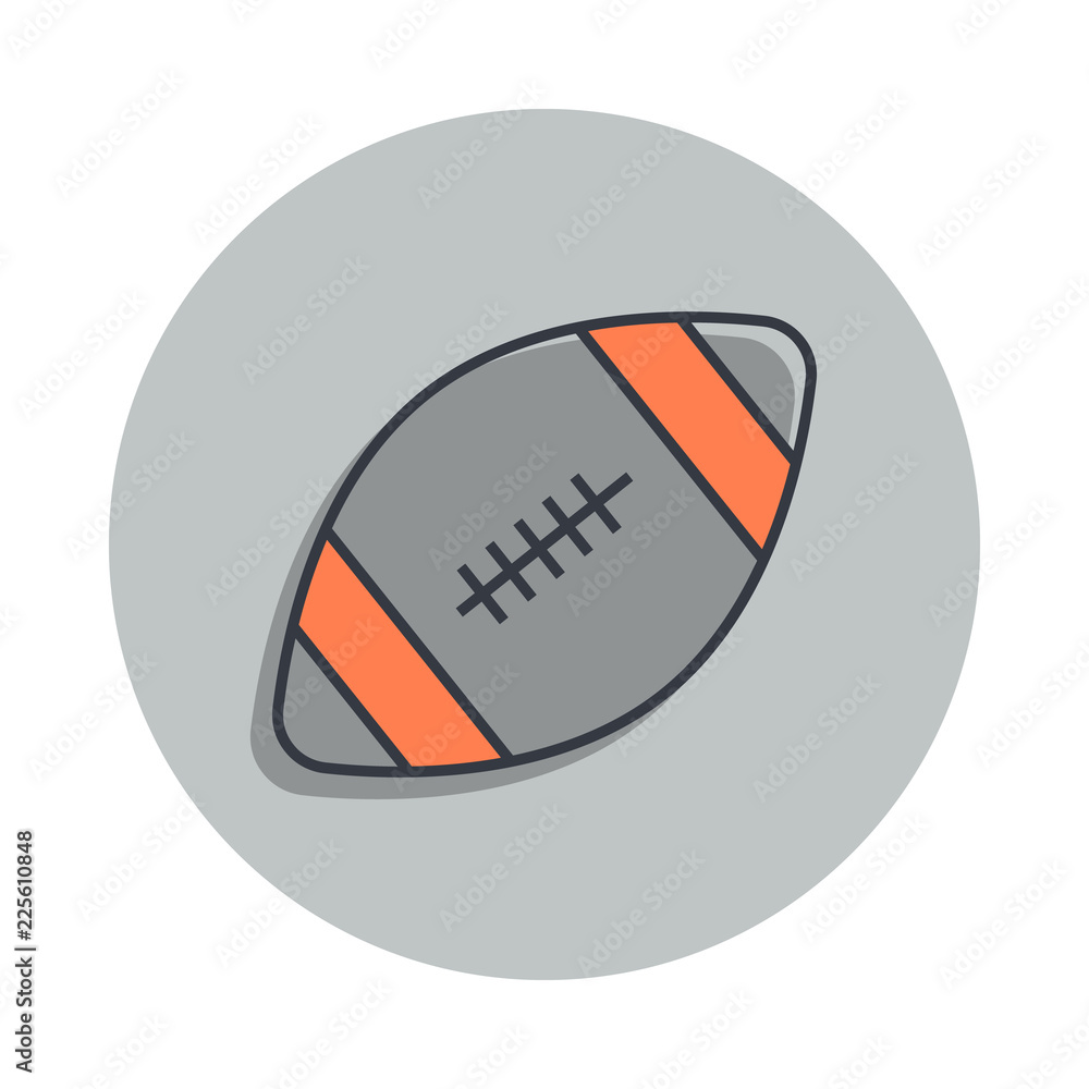 Poster ball for baseball icon in badge style. one of web collection icon can be used for ui, ux