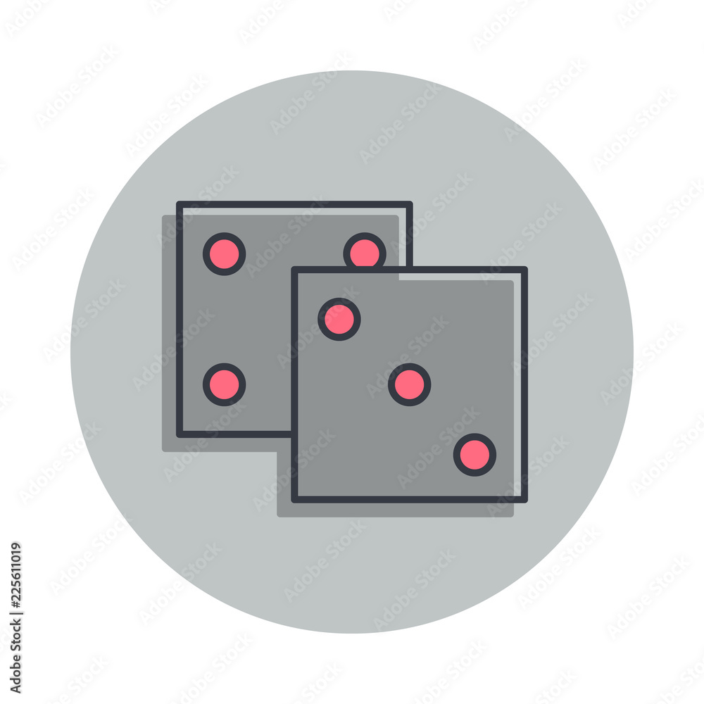 Poster playing darts icon in badge style. one of web collection icon can be used for ui, ux