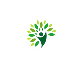 Wellness logo tree