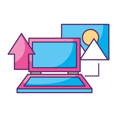 laptop upload picture data storage