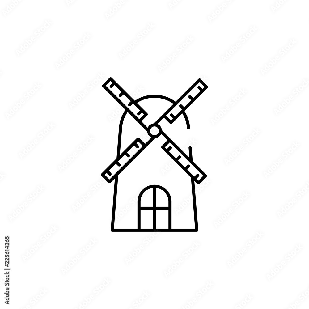 Poster airflow icon. element of pakistan culture for mobile concept and web apps illustration. thin line ic