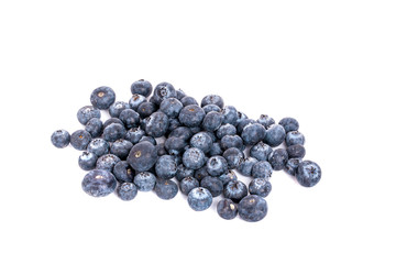 Blueberries isolated on white background