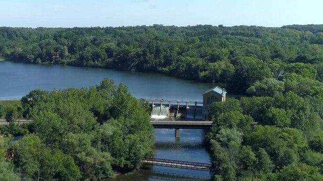 Amtrak Crossing Barton Pond Bridge