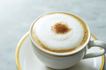 Cup of cappuccino 