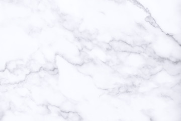 White marble texture with natural pattern for background
