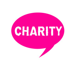 Word writing text Charity. Business concept for Organization provide help Raise money for support showing in need.