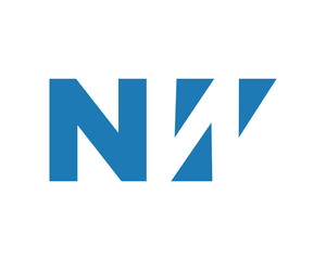 gestalt blue initial alphabet typography typeface typeset logotype alphabet image vector icon