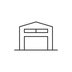 Warehouse icon Vector illustration, EPS10.