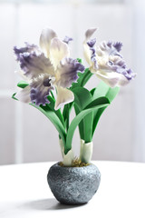 Polymer clay flowers 