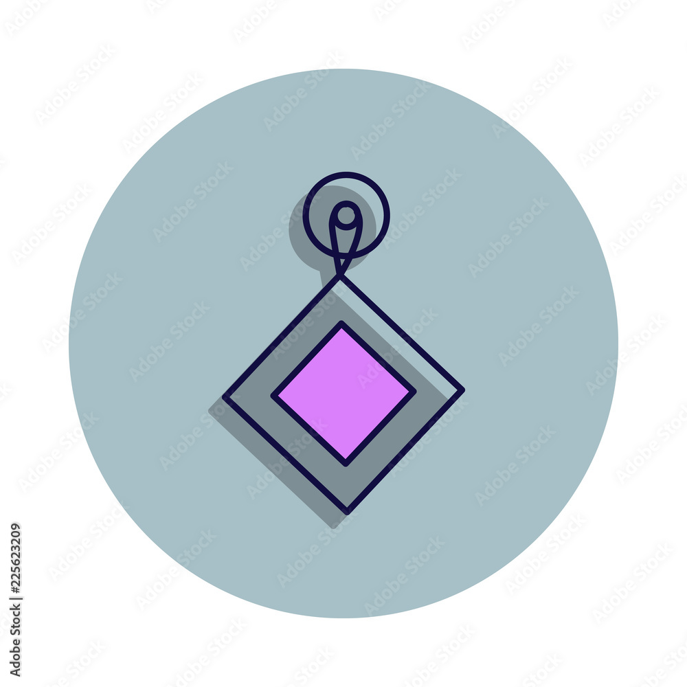 Poster kitchen rag icon in badge style. one of web collection icon can be used for ui, ux