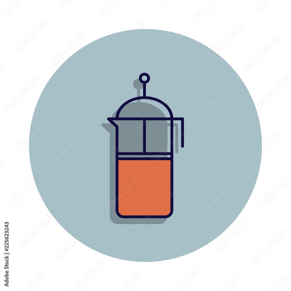 Aufkleber teapot for welding icon in badge style. one of web collection icon can be used for ui, ux