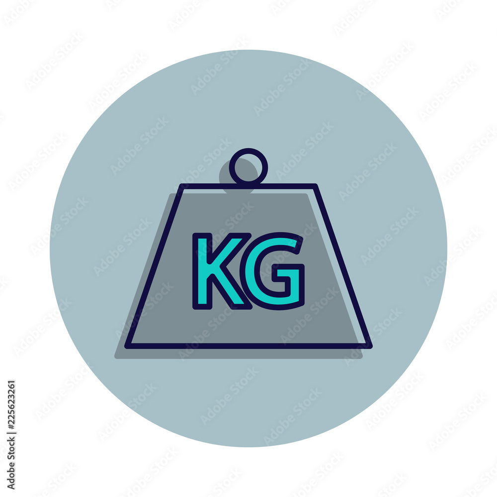 Poster cargo icon in badge style. one of web collection icon can be used for ui, ux