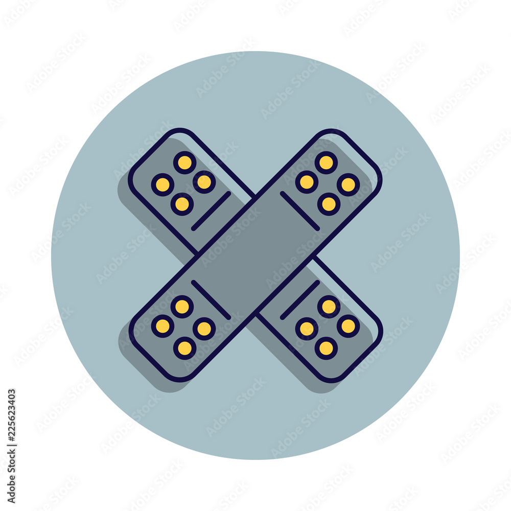 Aufkleber patch icon in badge style. one of web collection icon can be used for ui, ux