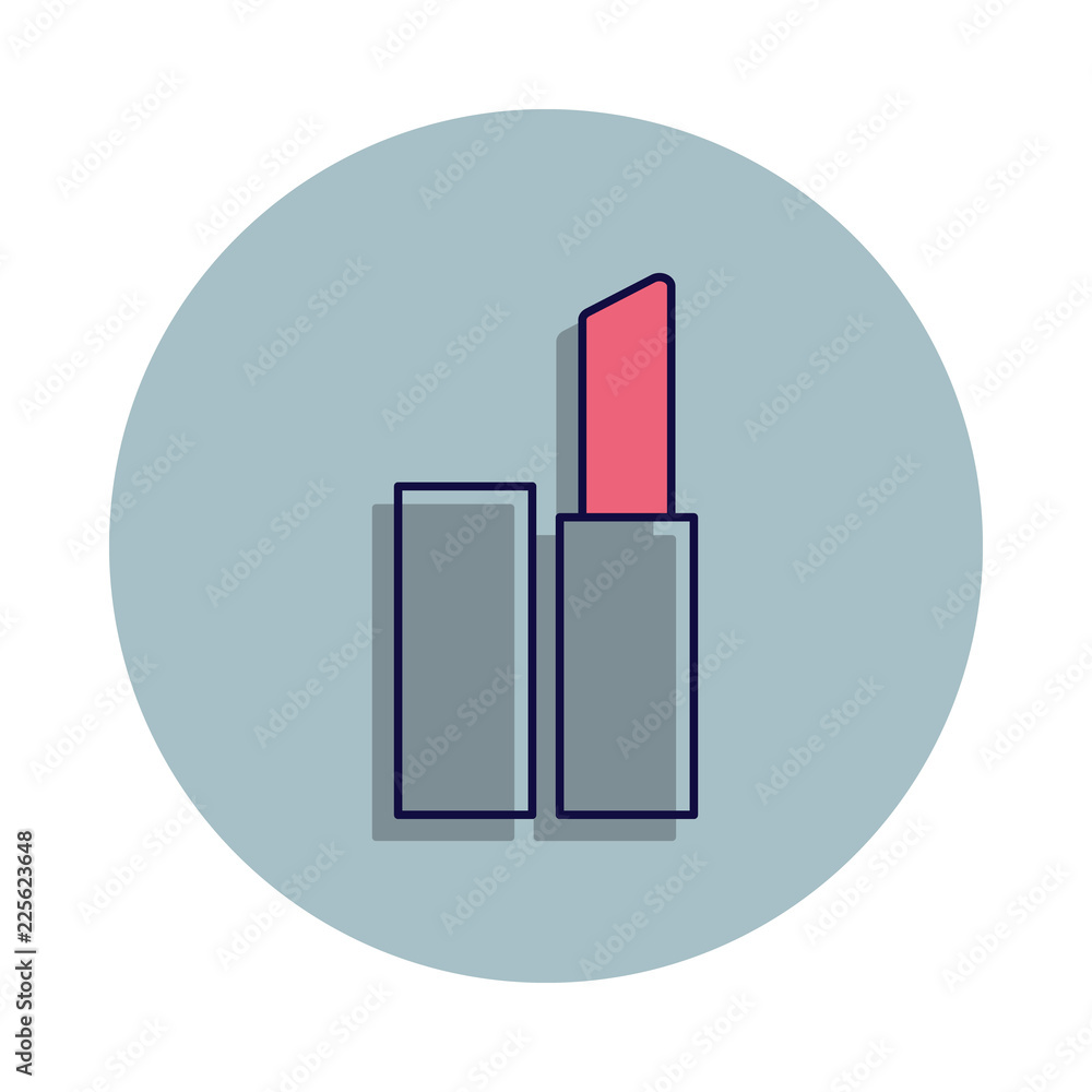Poster pomade icon in badge style. one of web collection icon can be used for ui, ux