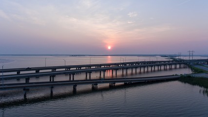 Fototapeta na wymiar Mobile Bay sunrise 