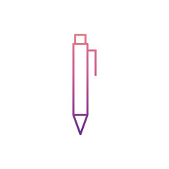 pen icon in nolan style. One of Web collection icon can be used for UI, UX