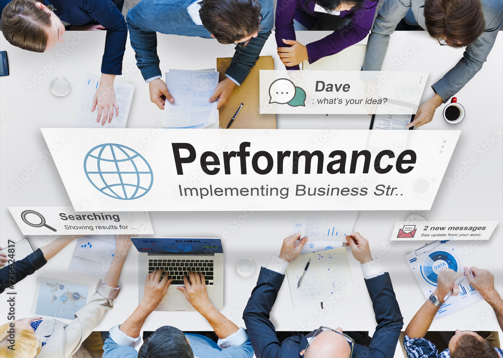 Poster performance level development accomplishment concept