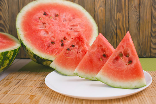 Fresh watermelons 