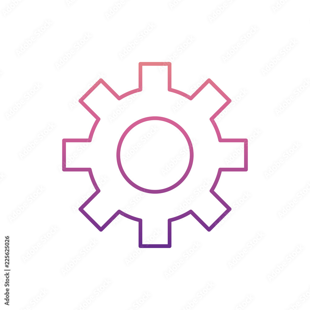 Aufkleber settings sign icon in nolan style. one of web collection icon can be used for ui, ux