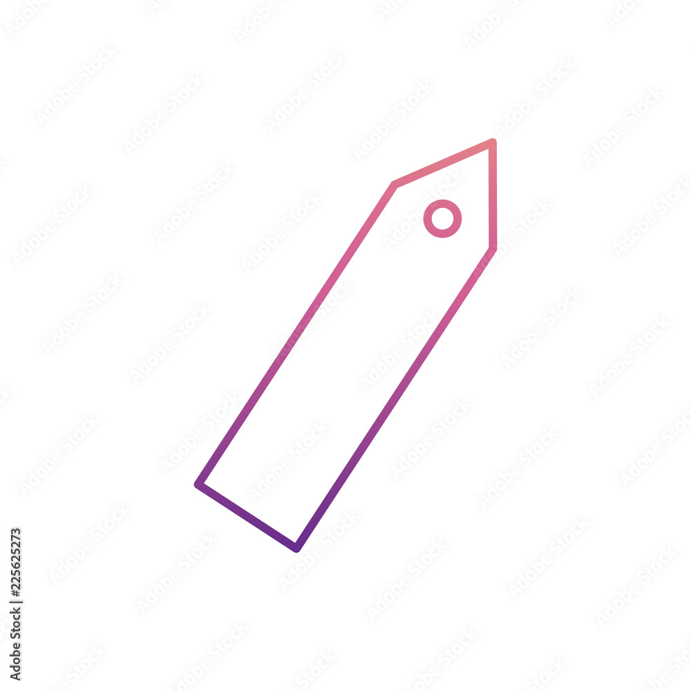 Aufkleber tag icon in nolan style. one of web collection icon can be used for ui, ux