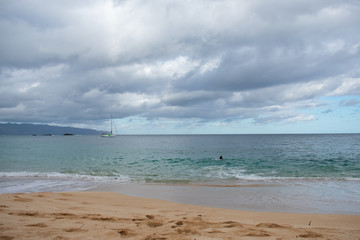 Fototapeta na wymiar Hawaii Beach
