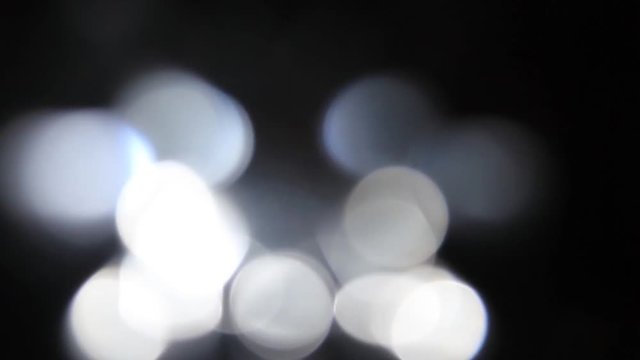 Lights glowing in the dark