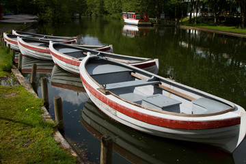 Obraz premium Boats on the coast in Denmark