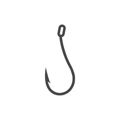 Fishing Hook icon, Fishing Hook logo