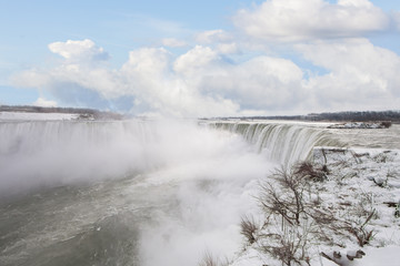 Niagara waterfall winter