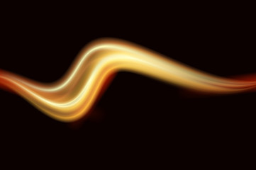 Magic glowing light swirl trail trace effect. Graphic concept for your design