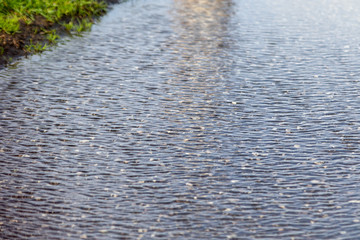 reflection of water in water