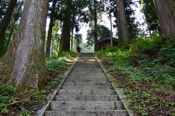 神社へ続く階段