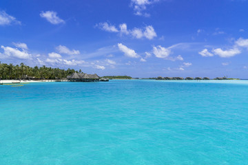 サンゴ礁の海が美しいインド洋