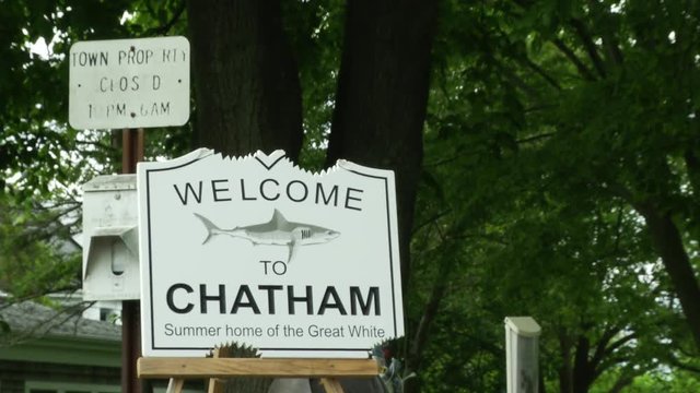 Welcome to Chatham Sign Cape Cod New England Massachusetts
