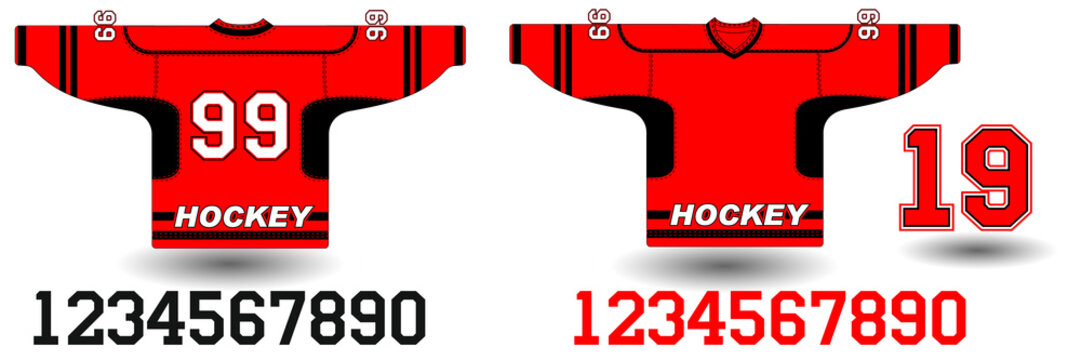 Hockey Jersey Template Vector Images (over 490)