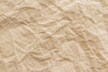 Brown wrinkle recycle paper background