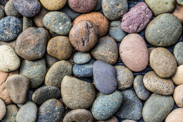 Fototapeta na wymiar Pebbles stone background 
