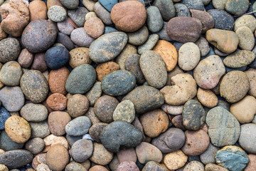Pebbles stone background 