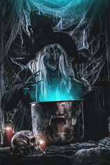 making poison at halloween